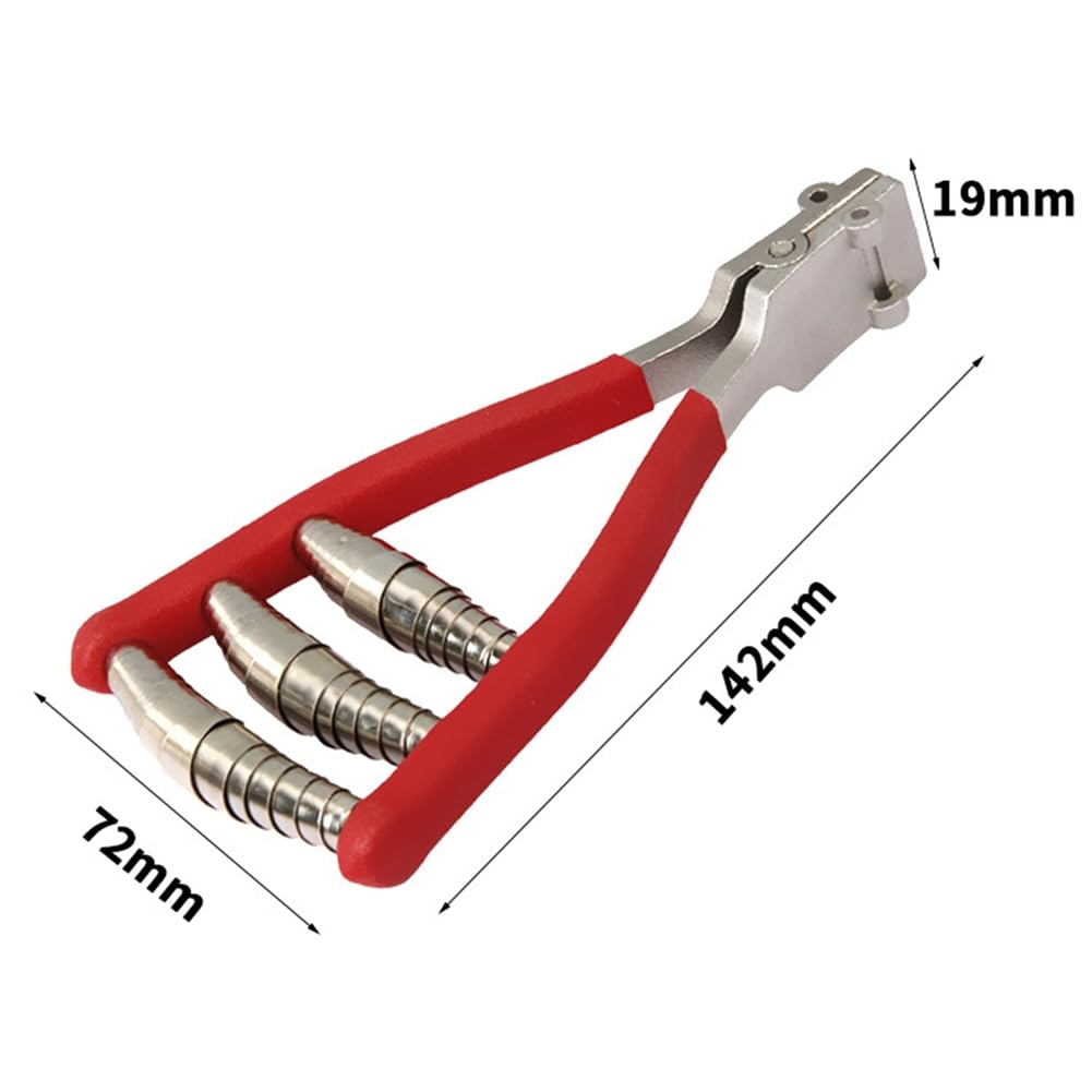 Clip di filettatura per racchetta da tennis e badminton, manico antiscivolo, molla ad alta pressione, rosso