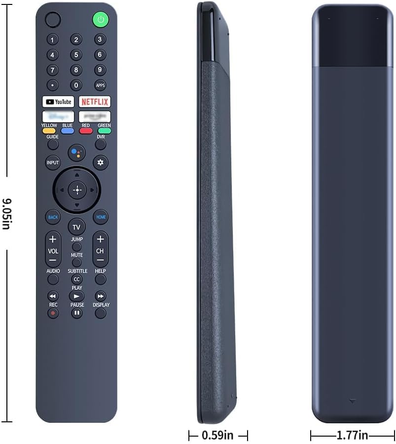 Telecomando Universale VINABTY RMF-TX611E Per TV Sony 4K, Con Microfono E Controllo Vocale, Sostitutivo Per Modelli KD-X9500H, X8000H, X9000H