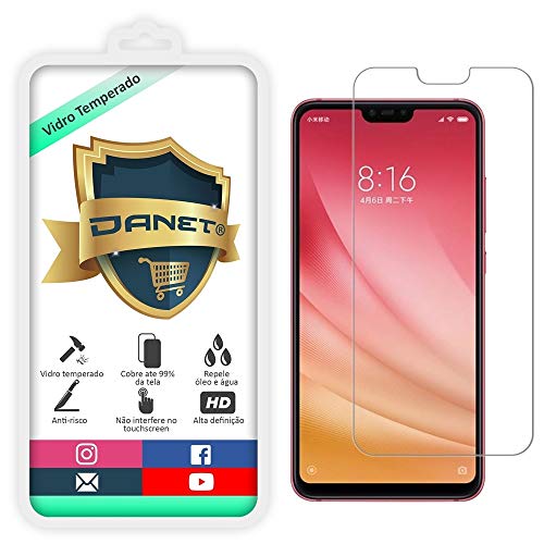 VIKEE [2-Pack] Screen Protector for Xiaomi Mi 8 Lite, HD Anti-Scratch Anti-Fingerprint No-Bubble 9H Hardness Tempered Glass with Lifetime Replacement Warranty