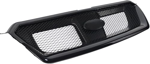 Miniatura 4 de Conjunto de parrilla de malla negra deportiva delantera compatible con Impreza 2012-2016 y XV Crosstrek 2013-2015 2016 2017 Crosstrek J1010FJ010V2