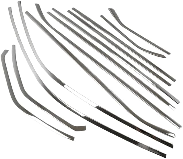 Windows Frame Sill Molding Cover Trims for Subaru Forester 2025 2026 Car Accessories Stainless Steel (Chorme Silver)