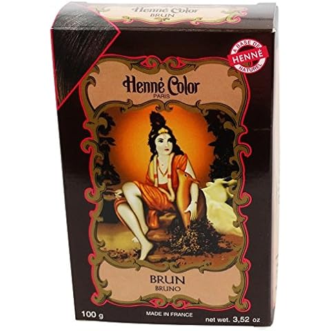 SITARAMA Henné Color - Henna Hair Colouring Power - Brown - 100 gr Cover