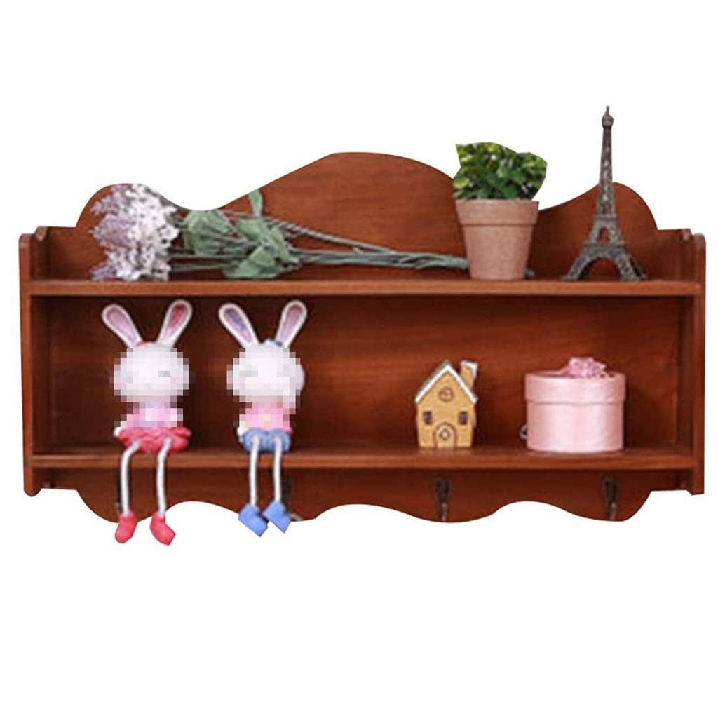 Mobygkfy Rosso Country Retro Decorative Wall-Mounted Coat Hook, Entrance Key Storage Hook Rack(Rosso)