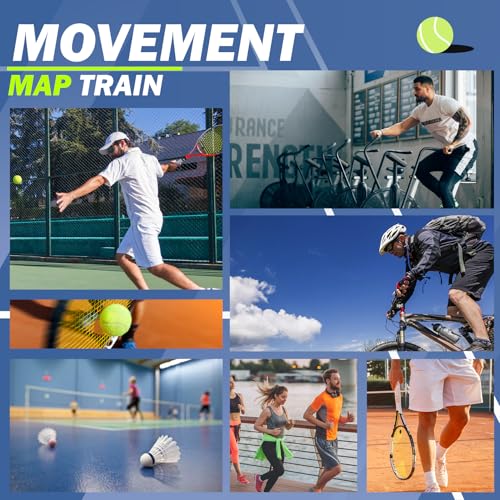 Image of ASHION Pickleball Shoes for Men Tennis Shoes Sneakers for All Court Racquetball Athletic Shoes for Racquet Sport | Arch Support
