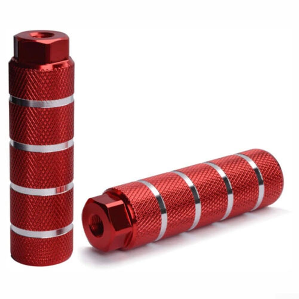 Pioli Posteriori Per Acrobazie Pioli Per Bicicletta BMX - Set Da 4 Pezzi, Lega Alluminio, Antiscivolo, Per Asse 3/8 Pollici, Per Acrobazie E Trasporto Passeggero Pegs Per Bici BMX
