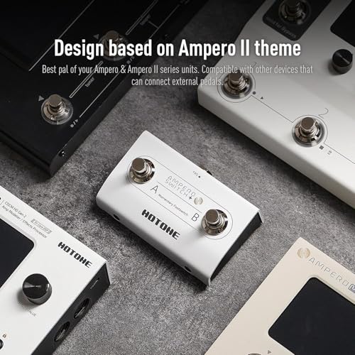 Hotone Ampero Switch+ FS-2 Interruptor de pedal doble con pulsadores momentáneos 6