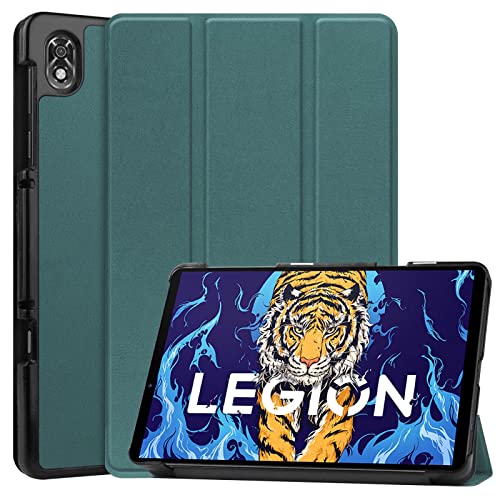 YGoal Funda para Moto Tab G70 - Premium Slim PU Cuero y PC Trasera con Multiángulo Folio Carcasa para Motorola Moto Tab G70 11 Pulgada, DVerde