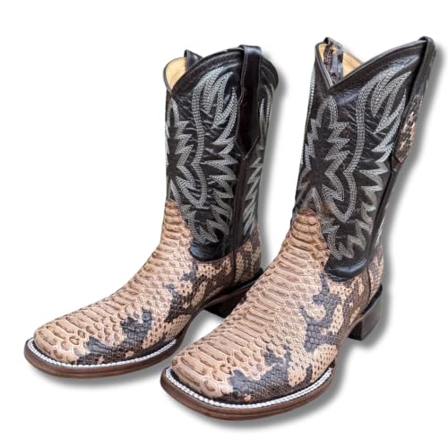 Image of Men's Alex Western Cowboy Boots Square Toe Pull On