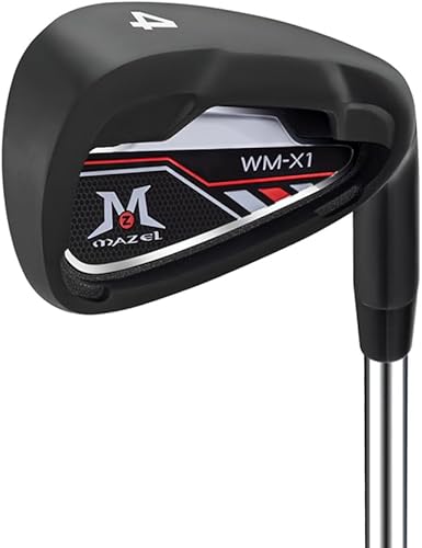 Miniatura 11 de MAZEL WM-X1/2 Hierros individuales para palos de golf para hombres 1,2,3,4,5,6,7,8,9, Pitching Wedge, Approach Wedge, Sand Wedge con ejes