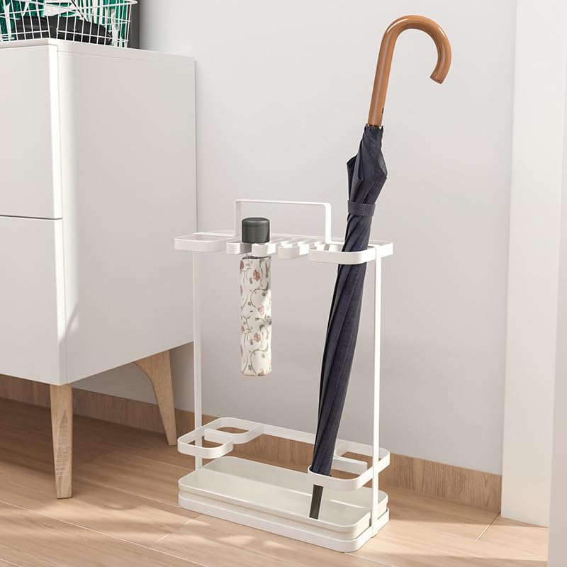 Porte-parapluie multifonctionnel à structure stable pour entrée propre