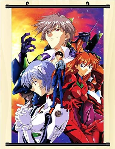 Amazon Co Jp Qnmbmg 新世紀エヴァンゲリオンあすかラングレー洋楽壁スクロールポスター 布ぶら下げ絵 Oppバッグパッキン アニメ漫画ぶら下がっている絵画 Size x132cm 34 65x51 97inch 本