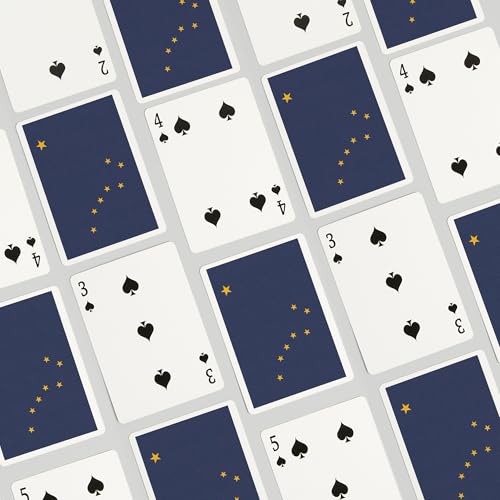 Alaska State Flag naipes póker 52 cartas para adultos miniatura 4