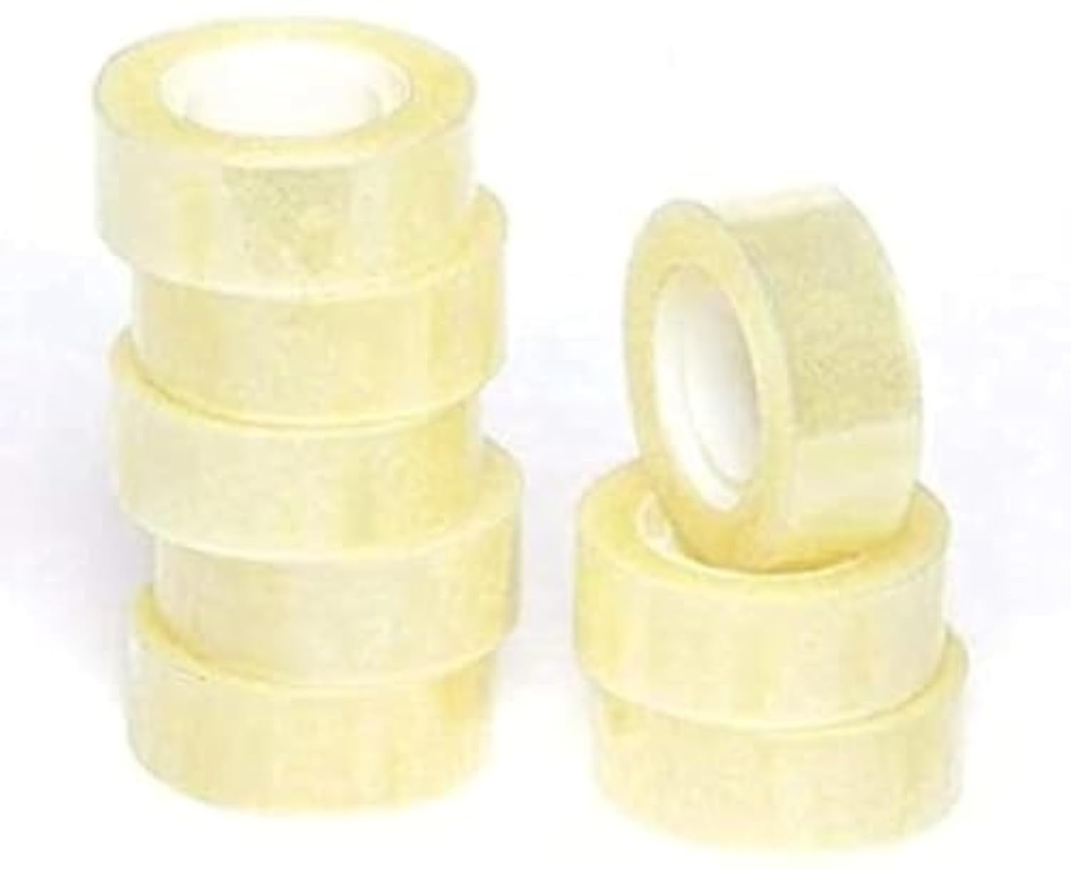 8 Rolls Clear Sticky Tape 19mm x 33m