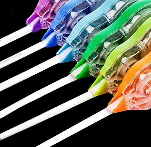 Liuer 18PCS Cinta Correctora Cinta de Escritura Rodillo Corrector para Estudiantes Papelería Escolar Oficina Material Escolar(10m x 5mm)