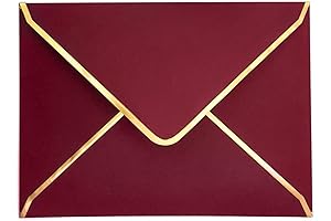 Burgundy 5x7 Graduation Envelopes