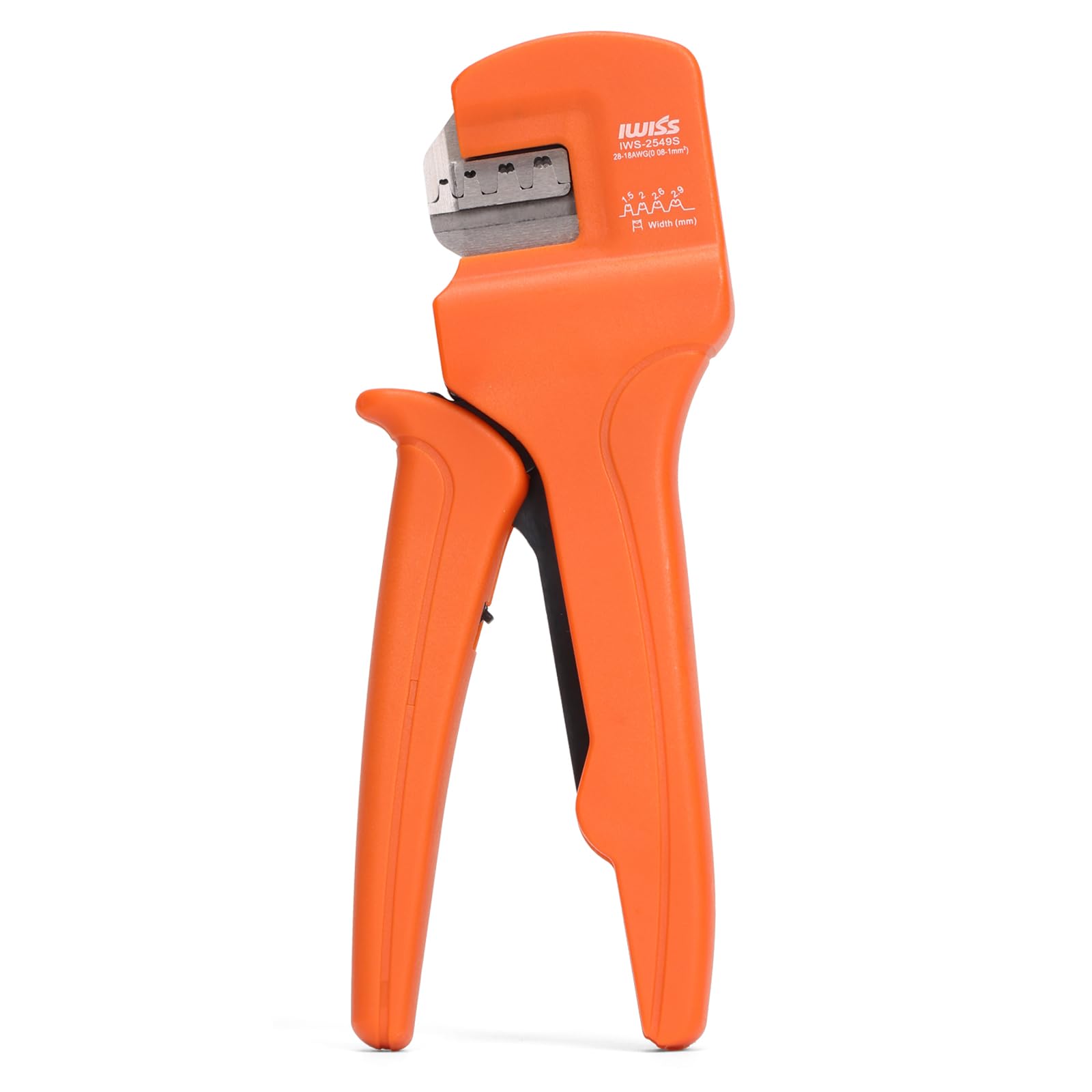 iCrimp 0.25-1.5mm² 28-18AWG Micro Connector Pin Crimping Tool, Ratcheting Crimper for Dupont Connectors Male and Female Pins