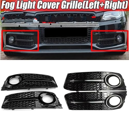 Calandre antibrouillard Audi A4 B8 : Remplacement grille pare-chocs standard détériorée