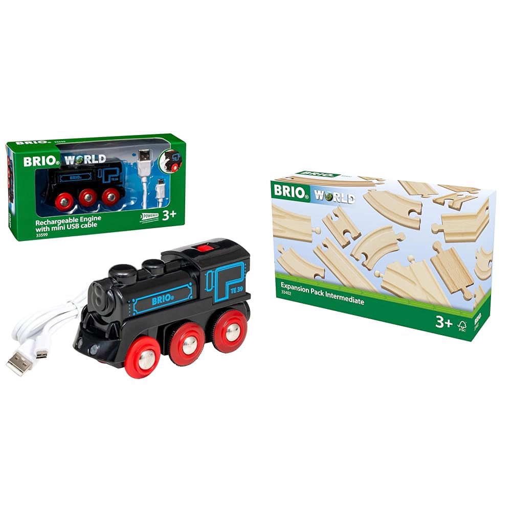 BRIO World Big Green Action Locomotive Battery Powered Train For - View #3