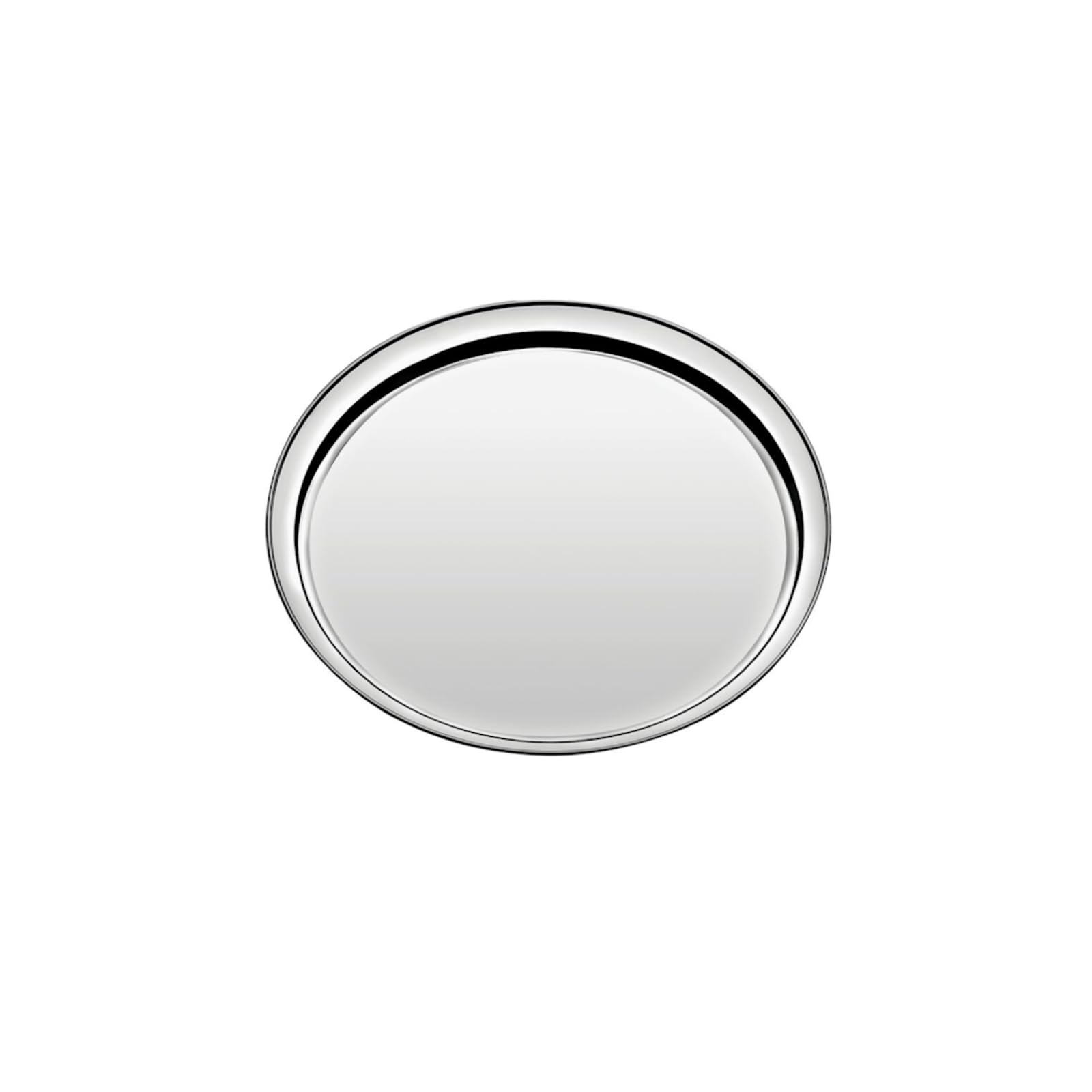 Tramontina Buena 35cm Round Stainless Steel Serving Tray, Dishwasher Safe, Rustproof