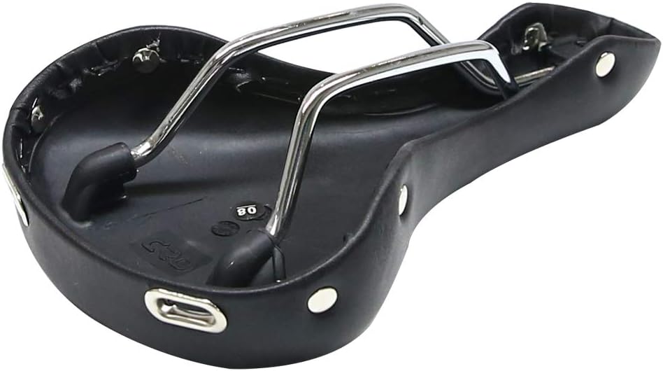 UNISTRENGH Comfortable Bike Seat Waterproof Suspension Cruiser Bicycle Saddle with Central Relief Zone and Ergonomics Design for Mountain Bikes,Road Bikes,Men and Women