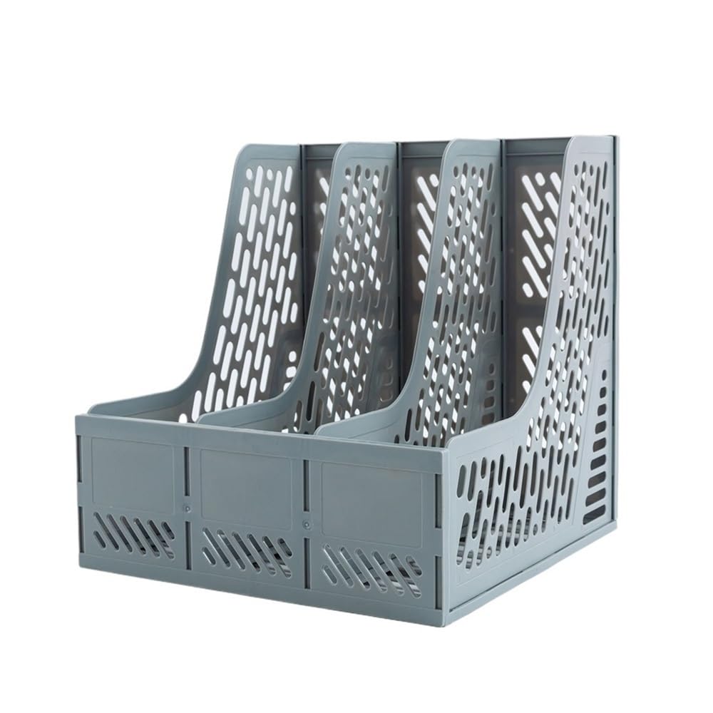 J9V4G6S3B5 Desktop File Rack Storage Document Information Contract Classification Desktop File Rack Office(Gris)