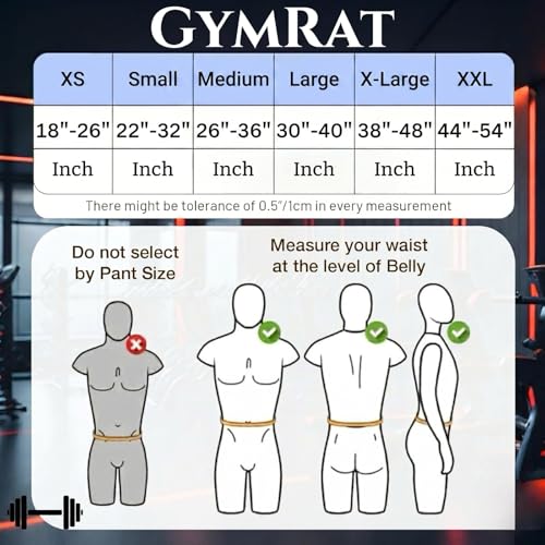 Image of GYMRAT 13MM Adjustable Weightlifting Lever Belt for Man and Women, Weightlifting with Adjustable Heavy Duty Buckle, Professional Weight Lifting Belt (13MM ROSE GOLD EDITION, L)