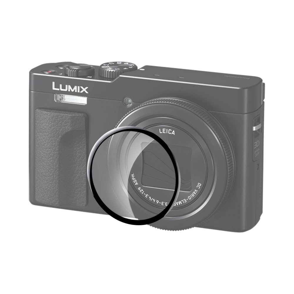 【1枚】LUMIX DC-TZ99 カメラ レンズ 保護フィルム [HVUYAL]旭硝子9H UVフィルター レンズ保護フィルター レンズ保護用 高度透明 飛散防止処理 耐衝撃 防汚 保護フィルム LUMIX DC-TZ99 レンズ 対応 光学ガラス 撥水撥油キズ防止