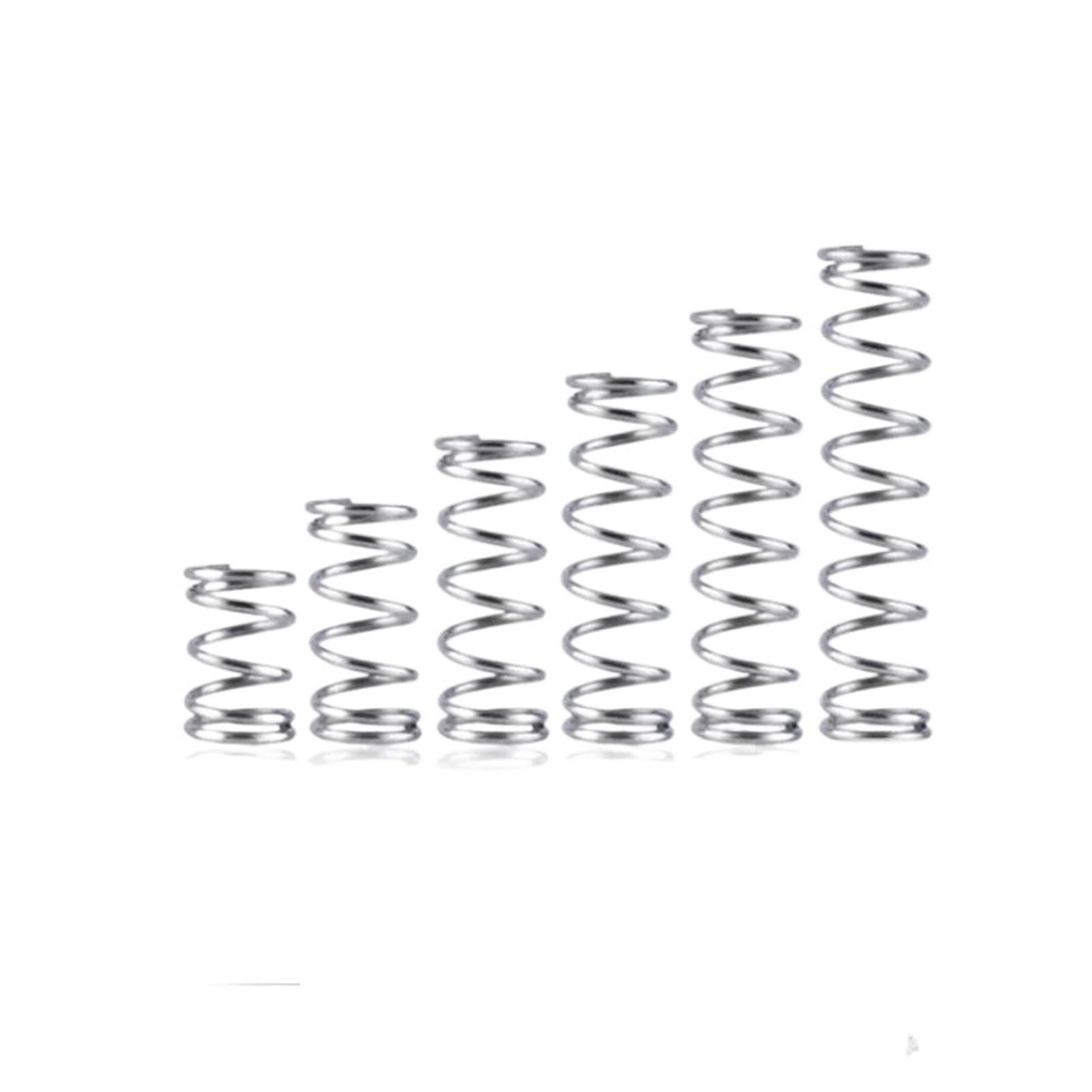 20pcs/lot 0.2mm 0.3mm Stainless Steel Micro Small Compression Spring OD 2mm/3mm/4mm/5mm/6mm Length 5mm To 50mm ( Color : 5mm , Size : 2MM_0.2MM 20PCS )