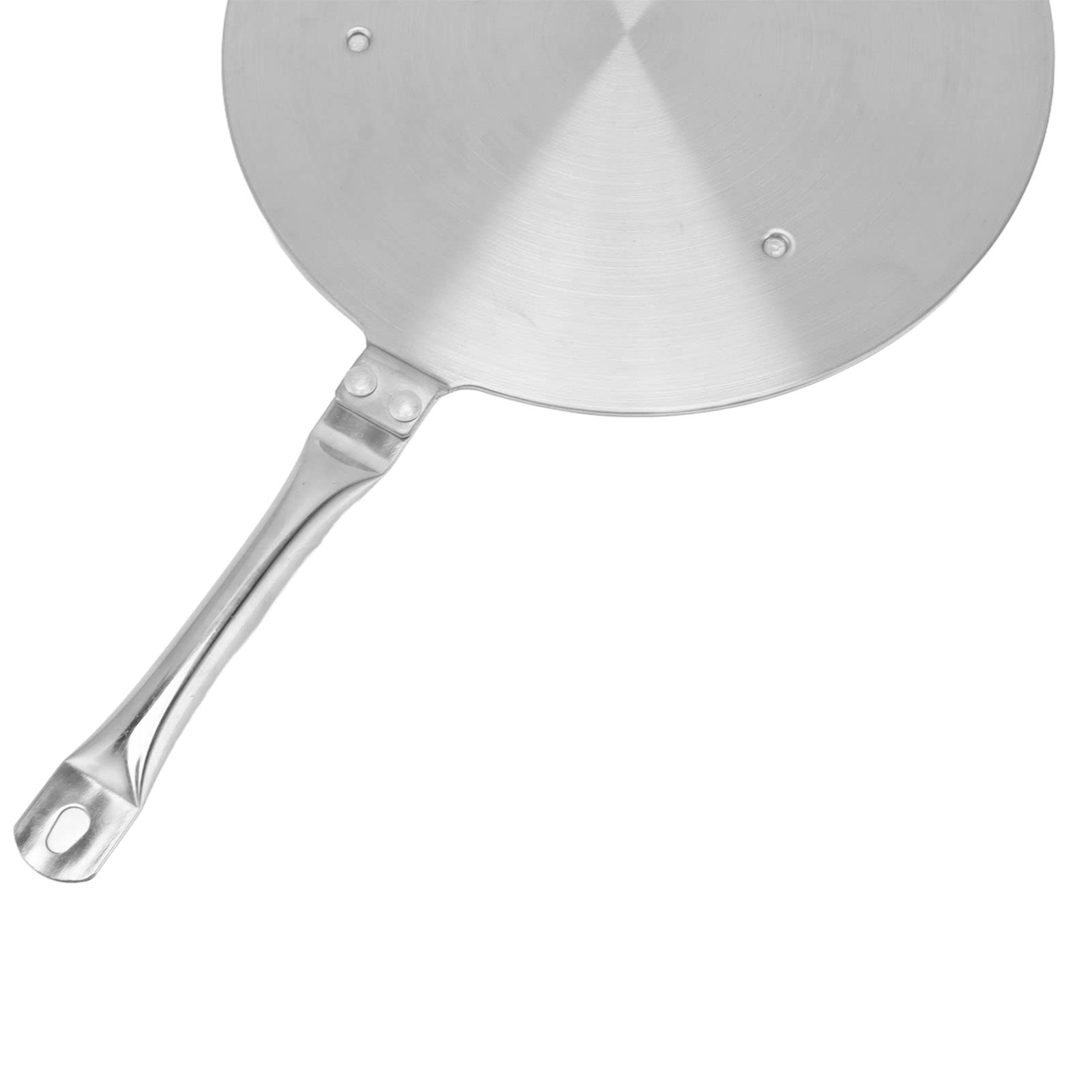 Placa de inducción, placa de transferencia de calor de acero inoxidable de 24 cm, placa difusora de calor, transferencia de calor magnética con mango para cocina