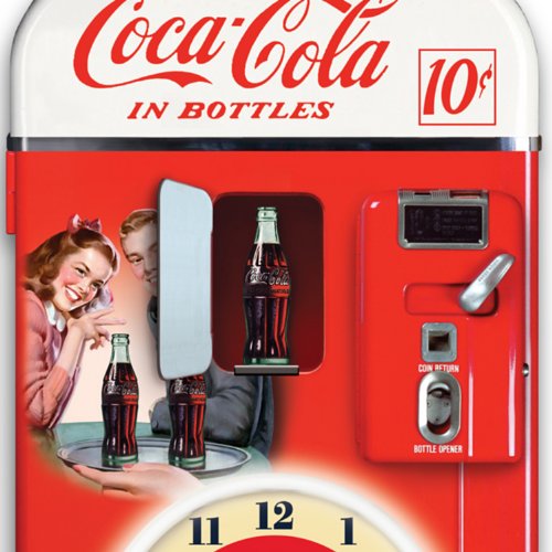 The Bradford Exchange Wall Decor: Coca-Cola Time For Refreshment Vending Machine Wall Clock #TOP1