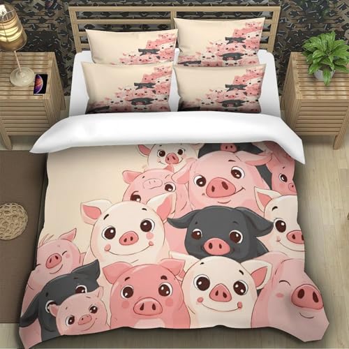 Housse de couette microfibre effet 3D dessin animé panda doux - 5