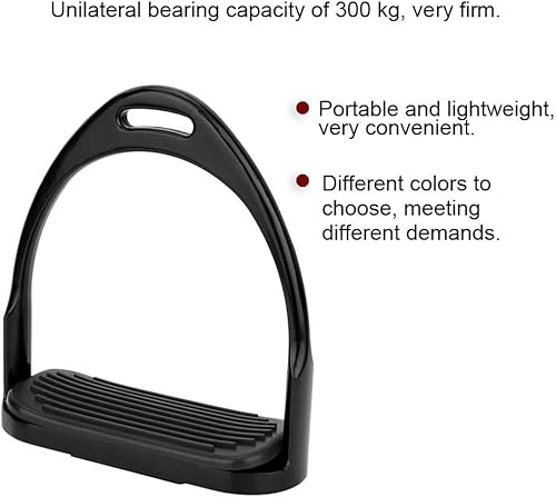 Miniatura 4 de ViaGasaFamido 1 par de estribos para montar a caballo, estribos de seguridad de fundición de aluminio, estribos ecuestres antideslizantes para