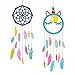 HIFOT Unicornio Kit de Atrapasueños de Plumas, Kit Manualidades Niñosmaterial,Cuarto Decoracion Niñas