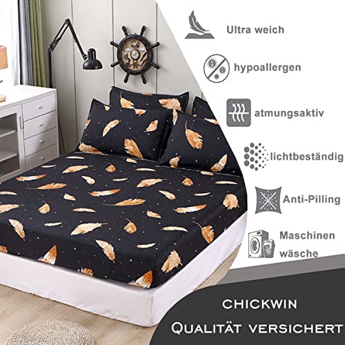 Chickwin Lenzuola Una Piazza e Mezza con Angoli