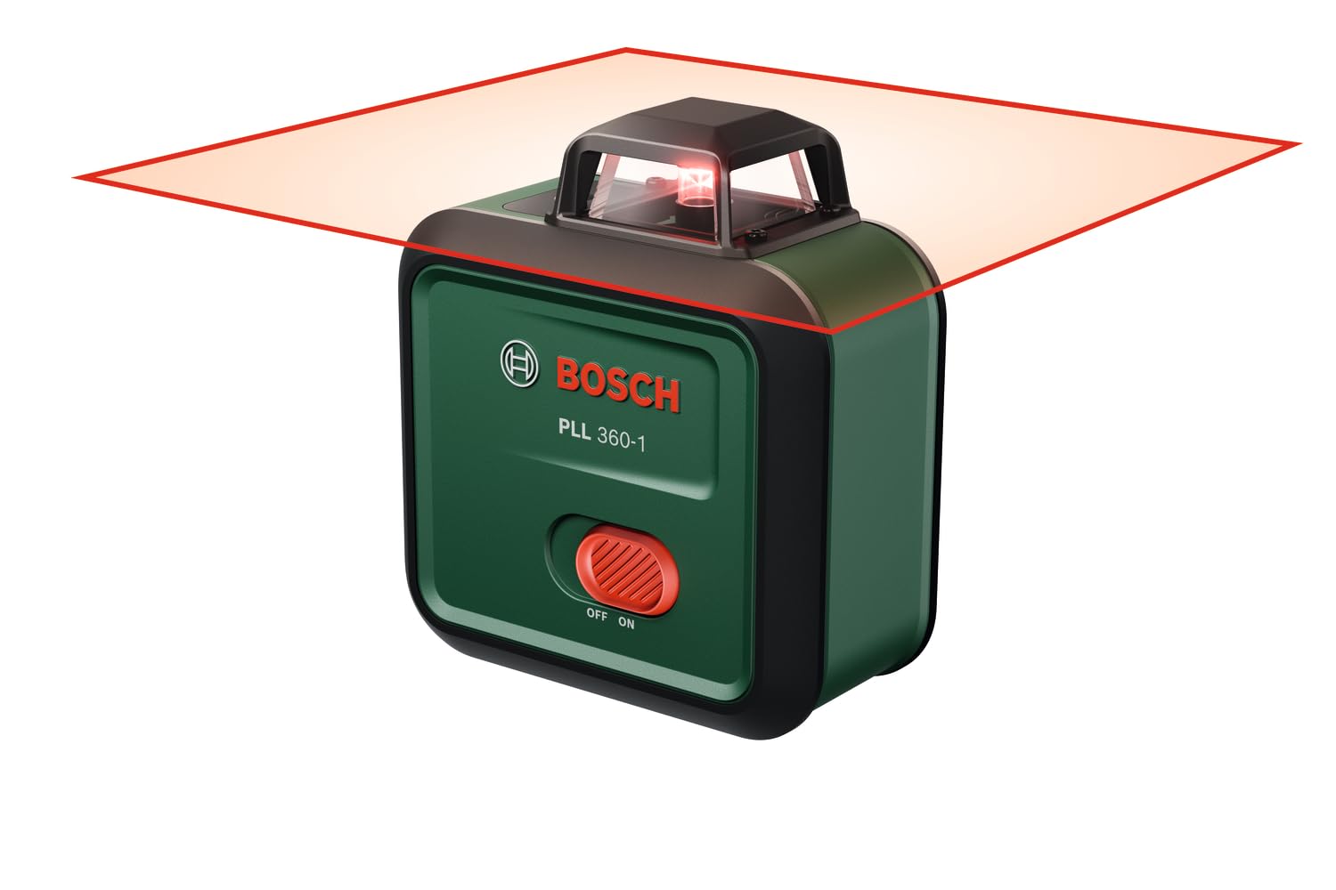 Bosch Livella laser PLL 360-1 (livella laser autolivellante a 360°, precisione ±0,4 mm/m, raggio d'azione 12 m, funzione di inclinazione, in confezione di cartone)