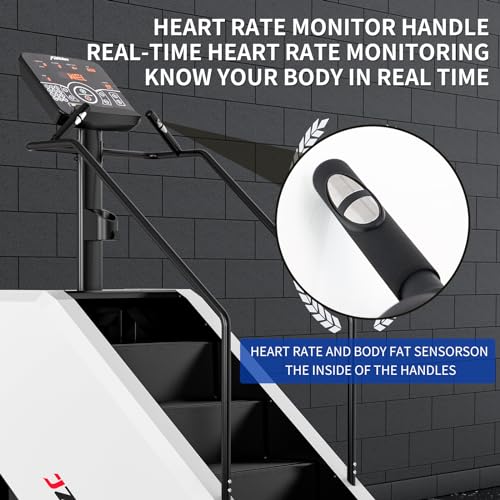 Image of Stair Machine, Commercial Grade Stepmill Machine, Stair Stepper with LCD Screen, Cardio and Lower Body Workouts, 450LBS, 15-164 Steps /Minute