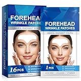 16 Cerotti Antirughe Per Il Viso Per La Notte Per Levigare Le Linee Sottili E Il Trattamento Delle Rughe Della Fronte, Idratante E Anti-Invecchiamento, Con Collagene, Aloe, Per Il Lifting