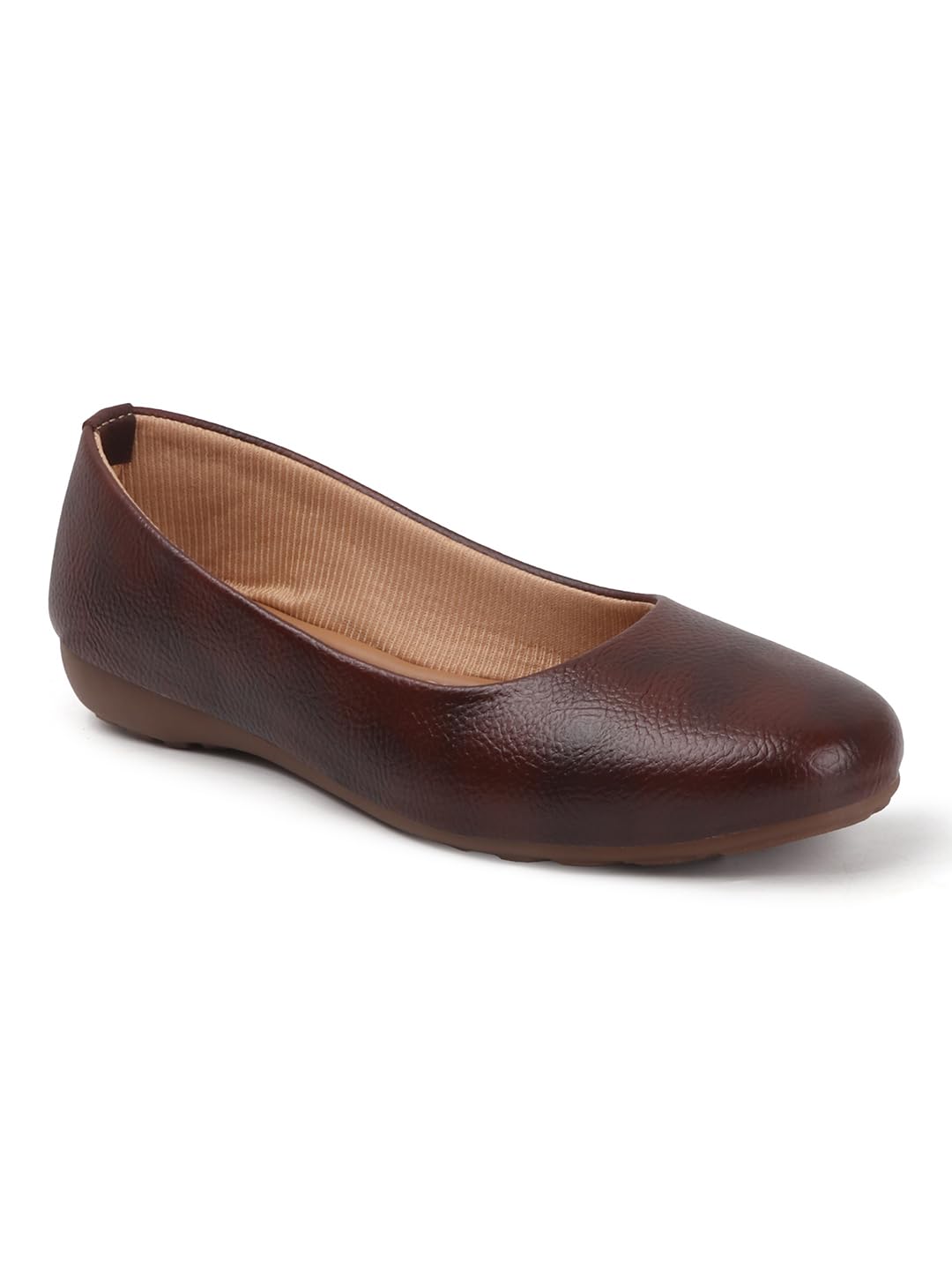 aroom Classic Textured Ballerina Flats for Women – Casual Comfort Footwear-picture-12
