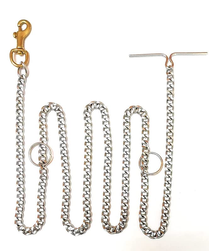 Kittu Pet Dog Leash Heavy Duty Dog Chain with Brass Hook (Granded 10 No.) (B0BB79FWBY) Amazon Price History, Amazon Price Tracker