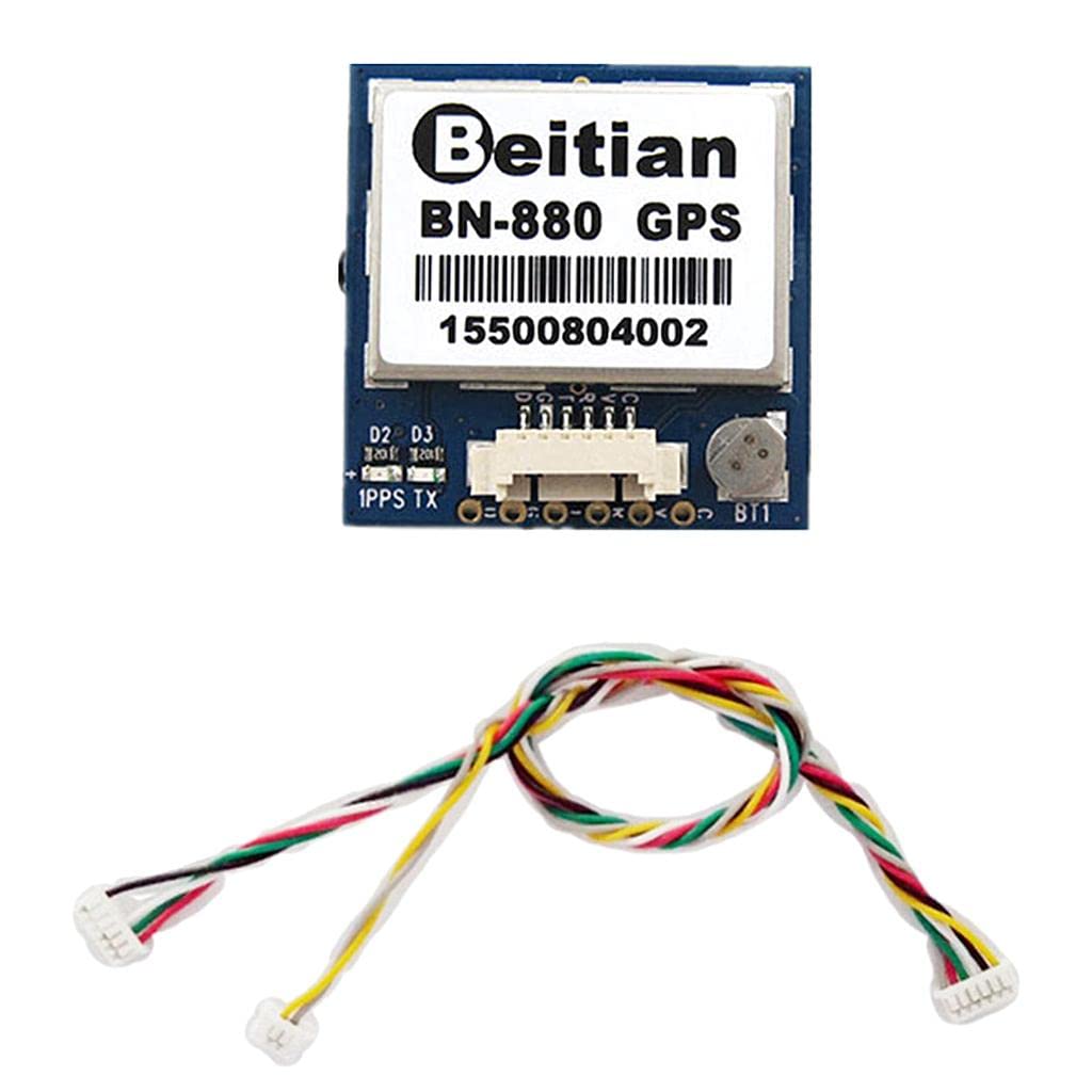 Double module BN-880 GPS avec boussole pour APM PIX4, contrôle de haute précision, meilleur module de suivi GPS pour une précision maximale, convient aux contrôleurs Open Source, pour Dron