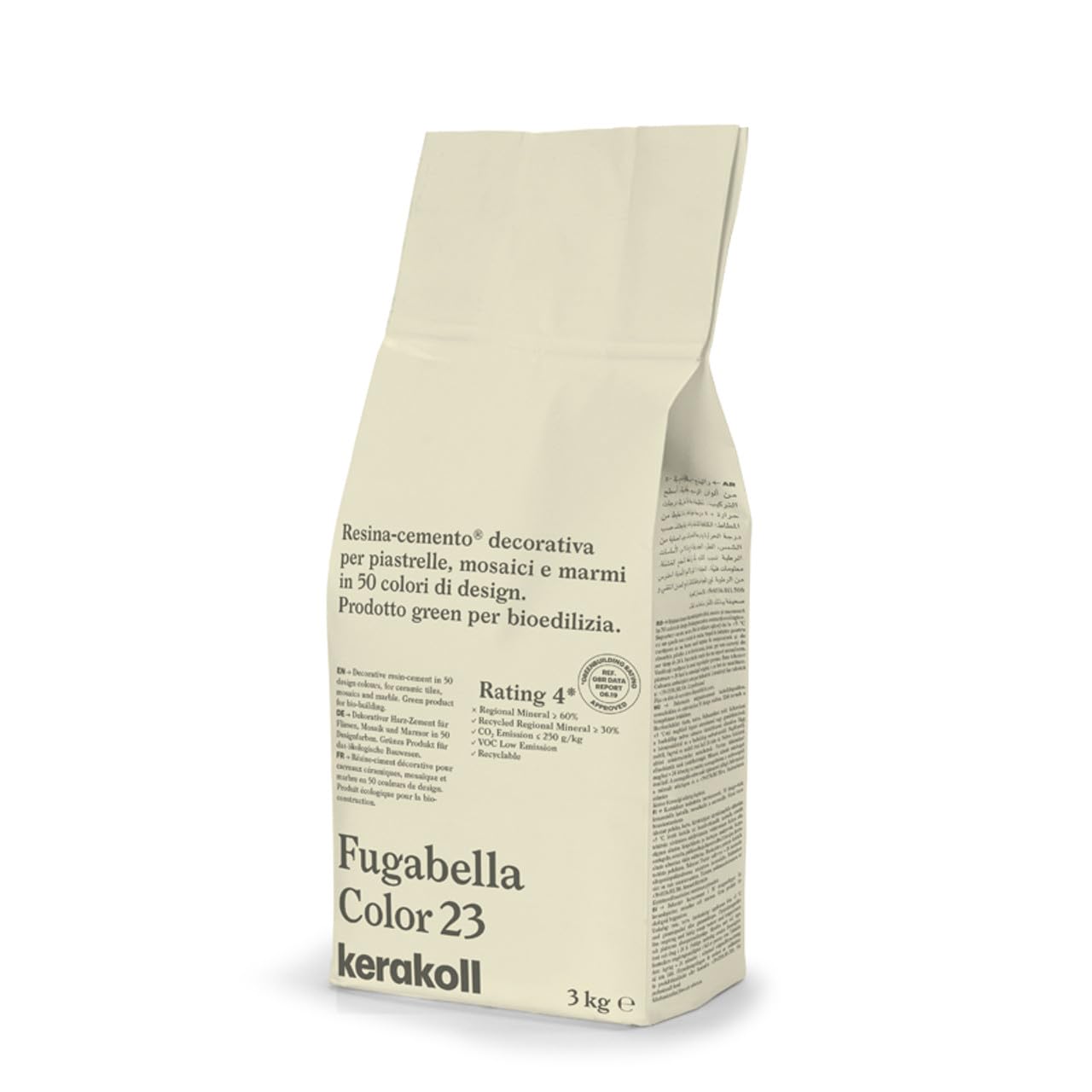 Kerakoll Fugabella Color Grout 3kg, 50 Colours (23, 3kg Bag)