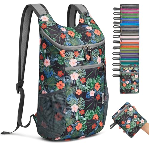 G4Free Lightweight Packable Hiking Backpack for Men Women Small Hiking Daypacks Foldable Shoulder Pack Casual Outdoor Bag