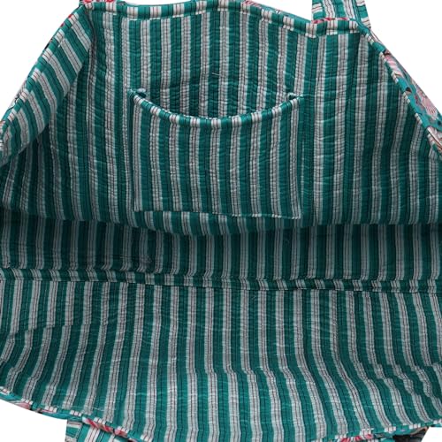 Image of Marubhumi Women Lightweight Travel Bag Purse Cotton Shoulder Tote Bag For Shopping Grocery & Beach Bag