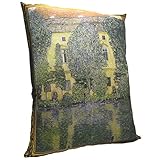 複製画・クッション美術館 (クリムト アッター湖畔のカンマー城Ⅲ…)