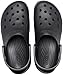 Crocs Women's Classic Platform Clogs, Platform Shoes, Black, 8 Women