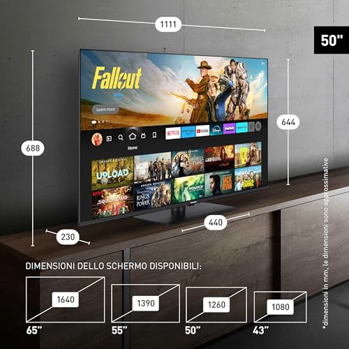 TV-50W85BEZ - Smart Tv Qled 4K Panasonic Con Fire Tv - 6
