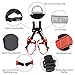 NewDoar Climbing Harness CE Certification Caving Rock Climbing Rappelling Equipment Body Guard Protect Rappelling Rescuing Equip(Full Body)