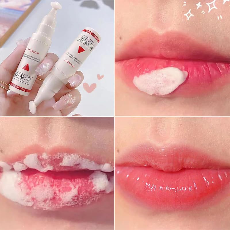 Miniatura 3 de Lot Lip Bubble Mask Exfoliante Reduce Pigmentación Bálsamo Aligerar Labios Negros Anti-Grietas Hidratar Blanqueamiento Reparación de Labios