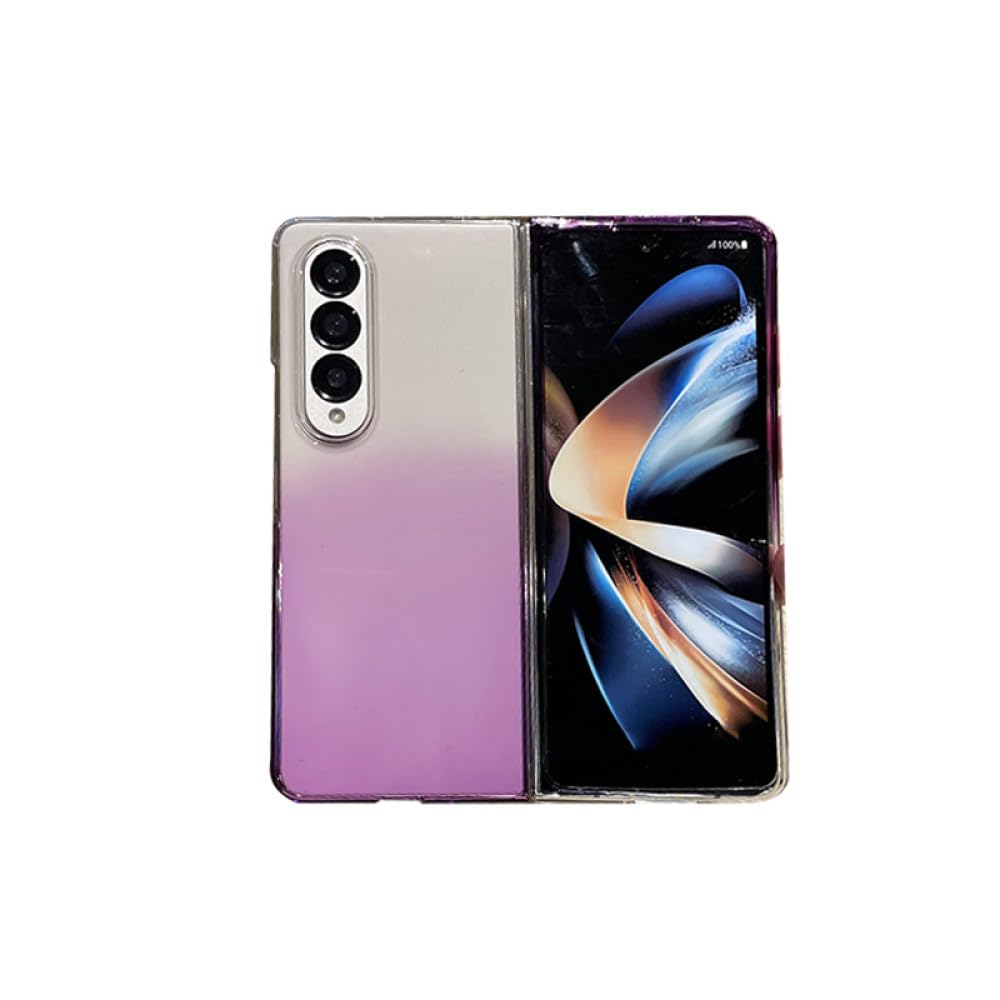 Coque Galaxy Z Fold 4 antichoc premium - Protection transparente violette
