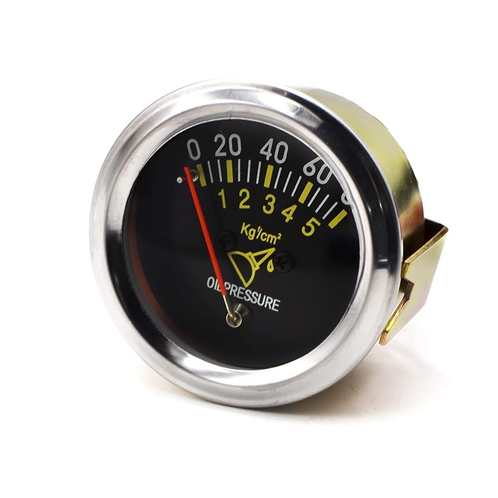 Probador Digital prueba eléctrica 12v 52mm 2 pulgadas coche mecánico AUTO medidor de presión de aceite 0-80 Psi medidor de presión de aceite de coche